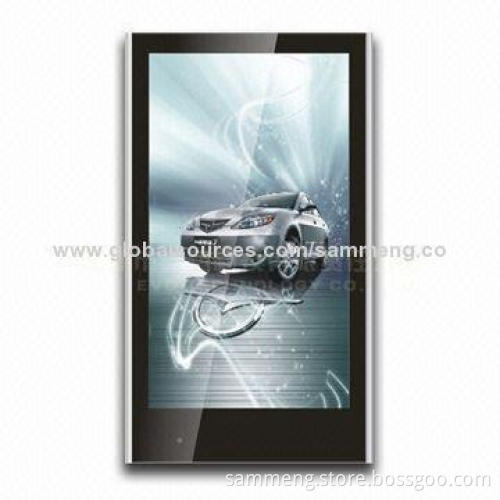 32-inch Advertising Player with Shinning Front Acrylic Frame and 1,366 x 768 Pixels Resolution